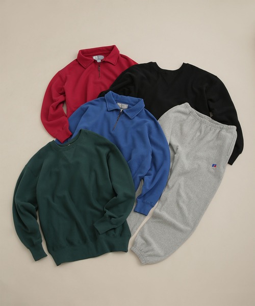 Russell Athletic(ラッセルアスレティック)の「RUSSELL ATHLETIC/別注 クルースウェット(スウェット・メンズ・ブラック/グレー/ブルー/グリーン・S/M/L)」の16枚目の写真