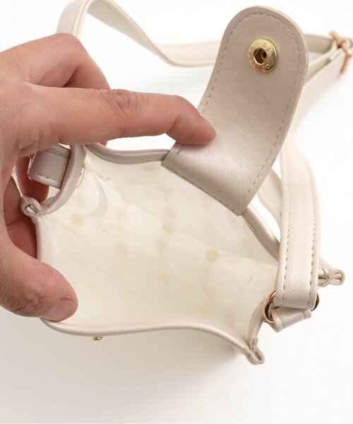 apres les cours（アプレレクール）の「【フォーマル対応】レーススクエアポシェット_アプレレクールマシェリ（ショルダーバッグ・キッズ・アイボリー・FREE）」の8枚目の写真