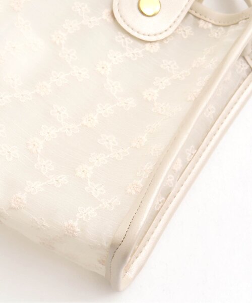 apres les cours（アプレレクール）の「【フォーマル対応】レーススクエアポシェット_アプレレクールマシェリ（ショルダーバッグ・キッズ・アイボリー・FREE）」の9枚目の写真