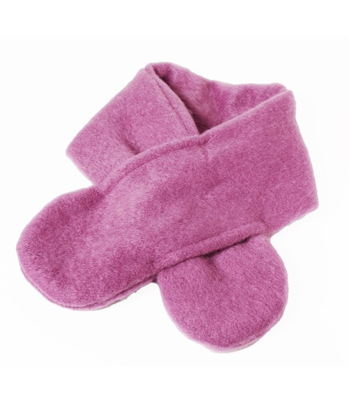 14+（イチヨンプラス）の「バルキーティペット（マフラー・レディース・ライトグレー/アイボリー/ブルー/オレンジ/パープル・FREE）」の4枚目の写真