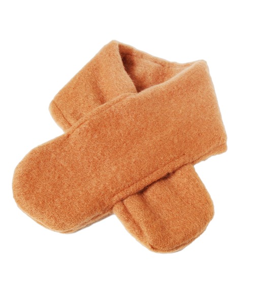 14+（イチヨンプラス）の「バルキーティペット（マフラー・レディース・ライトグレー/アイボリー/ブルー/オレンジ/パープル・FREE）」の5枚目の写真