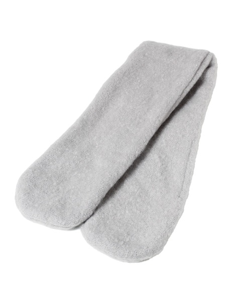 14+（イチヨンプラス）の「バルキーティペット（マフラー・レディース・ライトグレー/アイボリー/ブルー/オレンジ/パープル・FREE）」の7枚目の写真