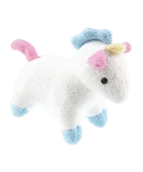 BRANSHES（ブランシェス）の「【BABY/おもちゃ】ぬいぐるみラトル（その他ベビー用品・キッズ・オフホワイト/イエロー・FREE）」の2枚目の写真