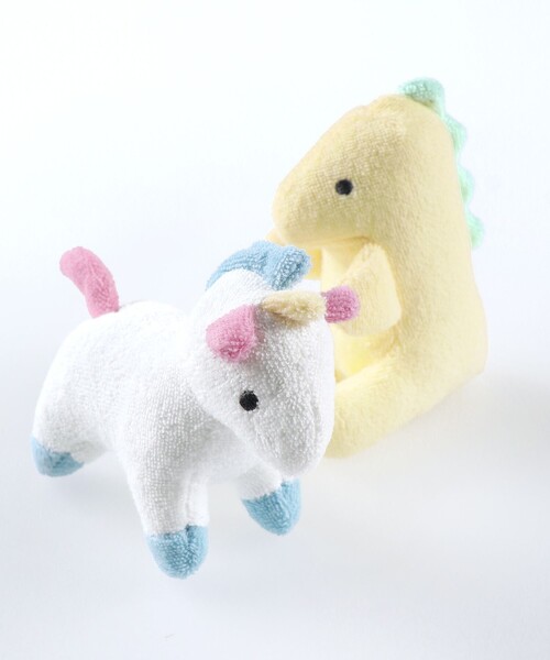 BRANSHES（ブランシェス）の「【BABY/おもちゃ】ぬいぐるみラトル（その他ベビー用品・キッズ・オフホワイト/イエロー・FREE）」の7枚目の写真