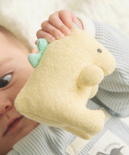 BRANSHES（ブランシェス）の「【BABY/おもちゃ】ぬいぐるみラトル（その他ベビー用品・キッズ・オフホワイト/イエロー・FREE）」の15枚目の写真