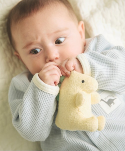 BRANSHES（ブランシェス）の「【BABY/おもちゃ】ぬいぐるみラトル（その他ベビー用品・キッズ・オフホワイト/イエロー・FREE）」の16枚目の写真