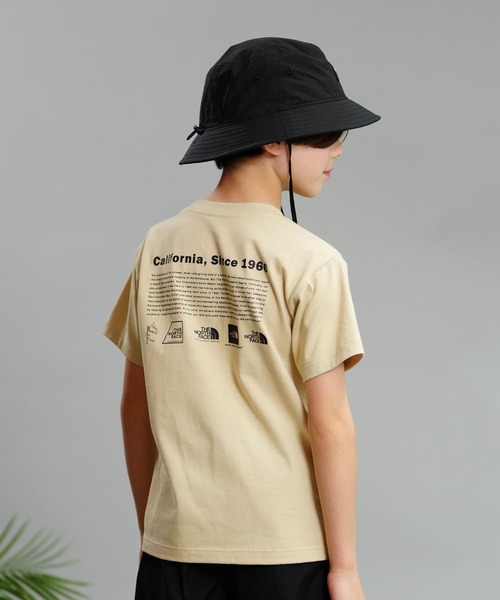 THE NORTH FACE(ザノースフェイス)の「THE NORTH FACE/ザ・ノース・フェイス キッズ Tシャツ NTJ32356(Tシャツ/カットソー・キッズ・グリーン/ネイビー/ホワイト/ベージュ/ダークベージュ/ブラック・140cm/100cm/150cm/110cm/130cm/120cm/160cm)」の3枚目の写真