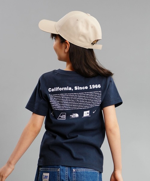 THE NORTH FACE(ザノースフェイス)の「THE NORTH FACE/ザ・ノース・フェイス キッズ Tシャツ NTJ32356(Tシャツ/カットソー・キッズ・グリーン/ネイビー/ホワイト/ベージュ/ダークベージュ/ブラック・140cm/100cm/150cm/110cm/130cm/120cm/160cm)」の6枚目の写真