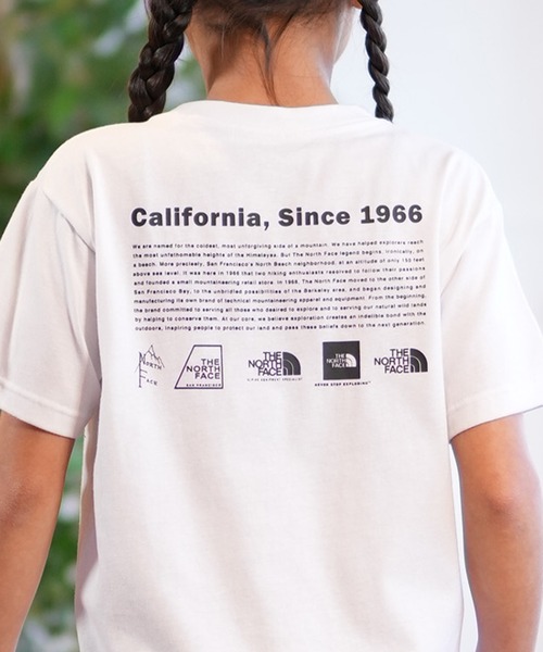 THE NORTH FACE(ザノースフェイス)の「THE NORTH FACE/ザ・ノース・フェイス キッズ Tシャツ NTJ32356(Tシャツ/カットソー・キッズ・グリーン/ネイビー/ホワイト/ベージュ/ダークベージュ/ブラック・140cm/100cm/150cm/110cm/130cm/120cm/160cm)」の18枚目の写真