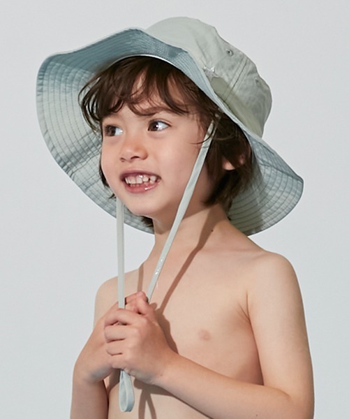 petit main（プティマイン）の「【撥水加工】サファリハット（キャップ・キッズ・ブラック/ライトカーキ/ライトベージュ・50cm/54cm/52cm）」の8枚目の写真