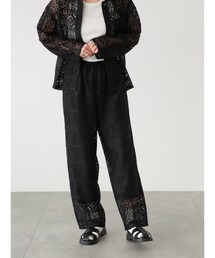 Lugnoncure | スクエアレースパンツ（セットアップ可）(その他パンツ)