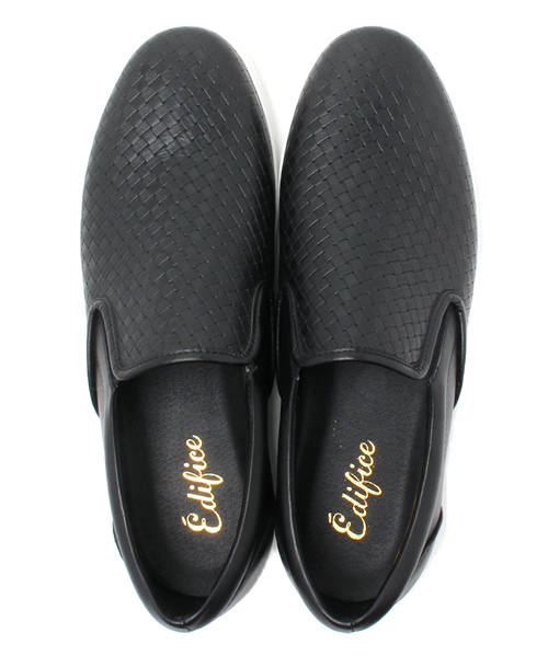 EDIFICE（エディフィス）の「◇OR ED イントレカタオシレザー゛スリッポン（スニーカー・メンズ・ブラック/ネイビー/ベージュ・27cm/25cm/26cm/28cm）」の11枚目の写真