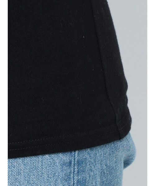 jouetie（ジュエティ）の「アイコンロゴフィットTシャツ（Tシャツ/カットソー・レディース・ブラック/オフホワイト/イエロー・MEDIUM）」の6枚目の写真