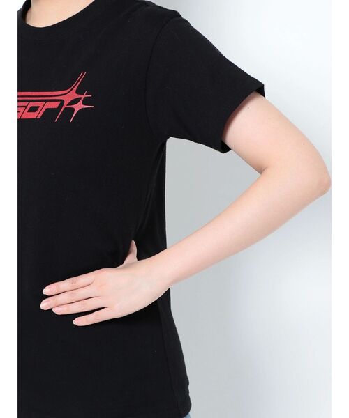 jouetie（ジュエティ）の「アイコンロゴフィットTシャツ（Tシャツ/カットソー・レディース・ブラック/オフホワイト/イエロー・MEDIUM）」の17枚目の写真