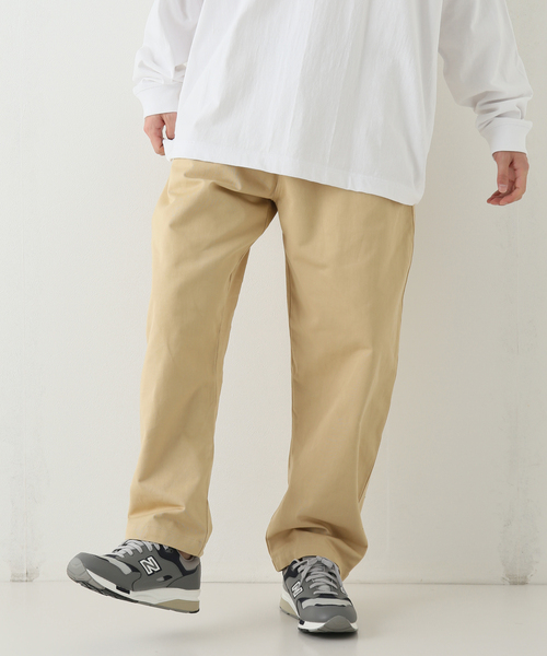 WISM（ウィズム）の「【Bricks & Wood × ブリックス アンド ウッド】PARK PANTS（チノパンツ・メンズ・ベージュ・30/32）」の12枚目の写真
