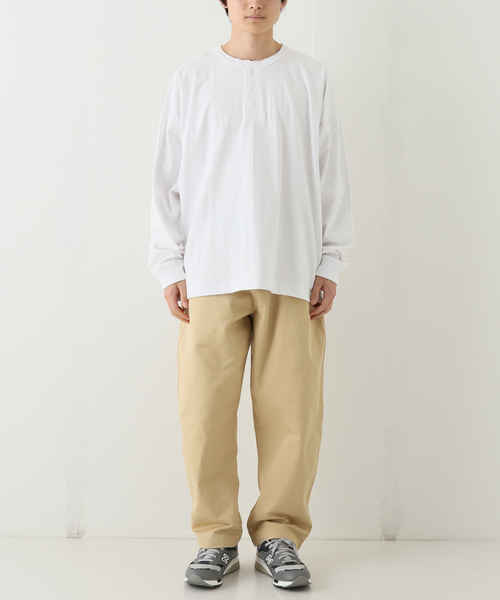 WISM（ウィズム）の「【Bricks & Wood × ブリックス アンド ウッド】PARK PANTS（チノパンツ・メンズ・ベージュ・30/32）」の2枚目の写真