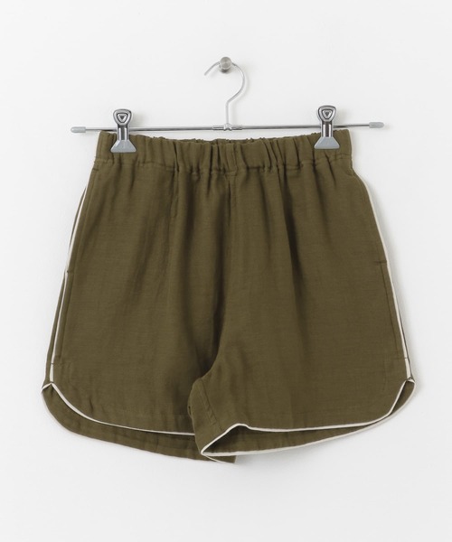 URBAN RESEARCH（アーバンリサーチ）の「URBAN RESEARCH×UCHINO　ソフトタッチガーゼパジャマショートパンツ W（ルームウェア/パジャマ・レディース・レッド/カーキ・SMALL/MEDIUM）」の9枚目の写真