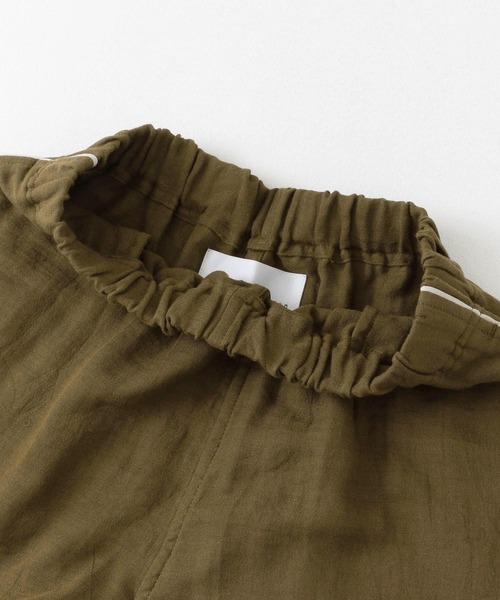 URBAN RESEARCH（アーバンリサーチ）の「URBAN RESEARCH×UCHINO　ソフトタッチガーゼパジャマショートパンツ W（ルームウェア/パジャマ・レディース・レッド/カーキ・SMALL/MEDIUM）」の5枚目の写真