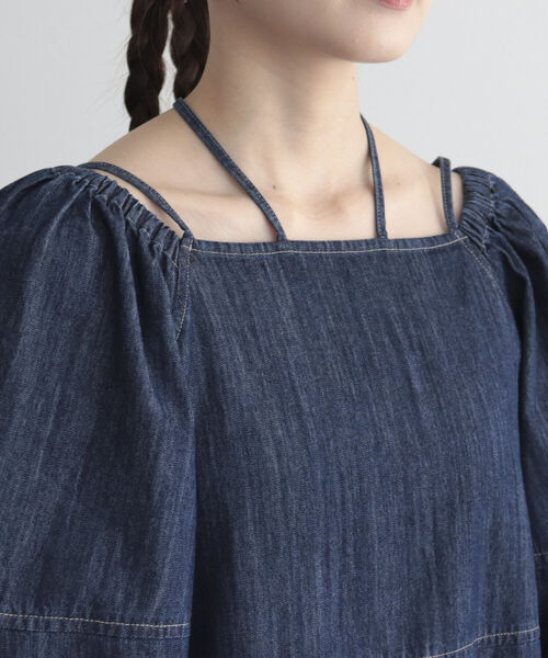 fredy emue（フレディエミュ）の「マルチウェイ袖ボリュームワンピース（ワンピース・レディース・ネイビー/レッド/カーキ・38）」の10枚目の写真