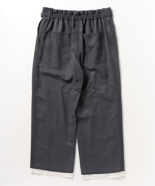 PONTI(ポンティ)の「PONTI Light wool fabric pants(その他パンツ・レディース・ダークグレー・1/2)」の2枚目の写真