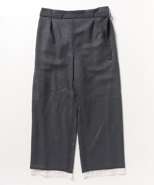 PONTI(ポンティ)の「PONTI Light wool fabric pants(その他パンツ・レディース・ダークグレー・1/2)」の6枚目の写真
