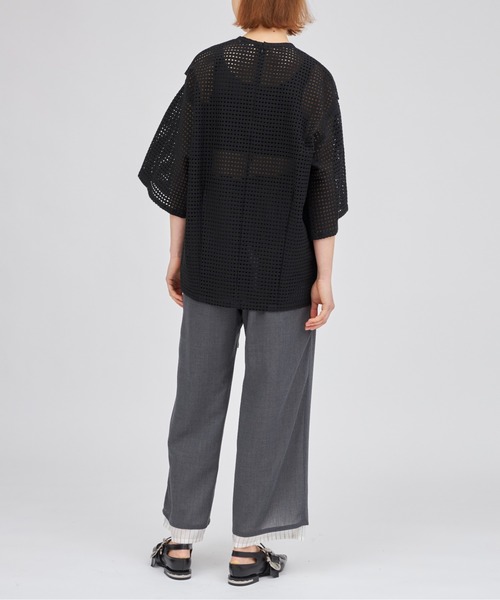 PONTI(ポンティ)の「PONTI Light wool fabric pants(その他パンツ・レディース・ダークグレー・1/2)」の5枚目の写真