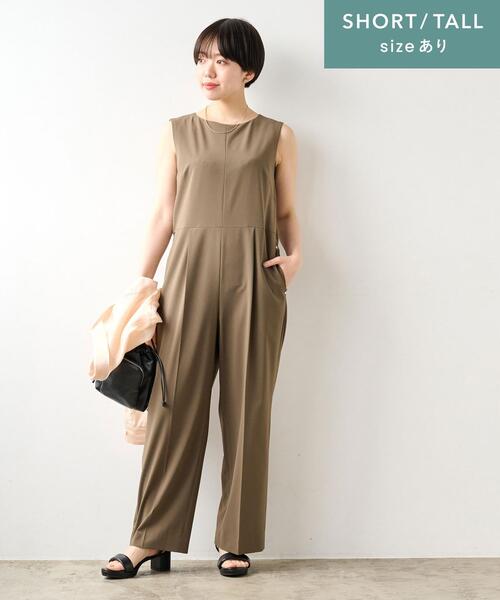 ［sizeSHORT/TALLあり］バックスナップオールインワン