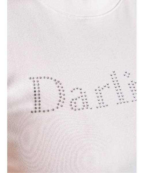 ラインストーンショートTシャツ（Tシャツ/カットソー）｜Darich