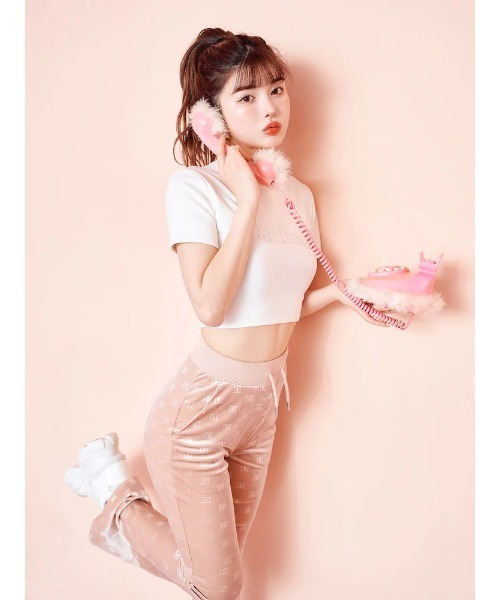 Darich ラインストーンショートTシャツ ホワイト　新品未使用　タグ付き ラインストーンショートTシャツ（Tシャツ/カットソー）｜Darich