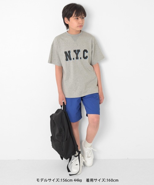 GLAZOS(グラソス)の「【撥水速乾】ナイロンワッシャー・ベイカーハーフパンツ(その他パンツ・キッズ・ブルー/ブラック/パープル/オレンジ/ライトグリーン・170cm/150cm/160cm/140cm)」の6枚目の写真