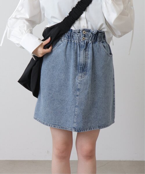 RAY CASSIN（レイカズン）の「デニムミニスカート（デニムスカート・レディース・ケミカルウォッシュ/ブラック系・FREE）」の14枚目の写真