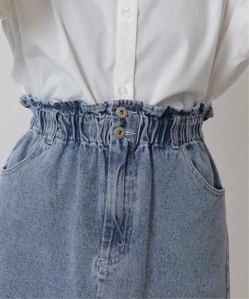 RAY CASSIN（レイカズン）の「デニムミニスカート（デニムスカート・レディース・ケミカルウォッシュ/ブラック系・FREE）」の4枚目の写真