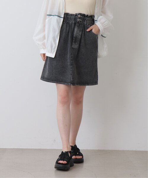 RAY CASSIN（レイカズン）の「デニムミニスカート（デニムスカート・レディース・ケミカルウォッシュ/ブラック系・FREE）」の21枚目の写真