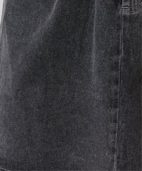 RAY CASSIN（レイカズン）の「デニムミニスカート（デニムスカート・レディース・ケミカルウォッシュ/ブラック系・FREE）」の5枚目の写真