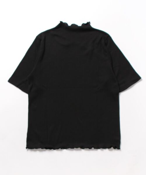 axes femme（アクシーズファム）の「カットワークプチハイトップス（Tシャツ/カットソー・レディース・ホワイト/ブラック/ラベンダー/ミント・FREE）」の5枚目の写真