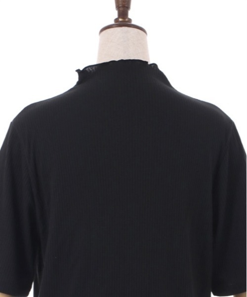 axes femme（アクシーズファム）の「カットワークプチハイトップス（Tシャツ/カットソー・レディース・ホワイト/ブラック/ラベンダー/ミント・FREE）」の6枚目の写真