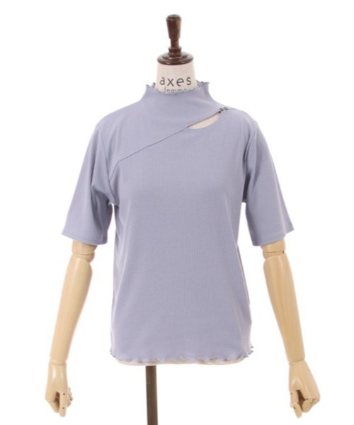 axes femme（アクシーズファム）の「カットワークプチハイトップス（Tシャツ/カットソー・レディース・ホワイト/ブラック/ラベンダー/ミント・FREE）」の15枚目の写真