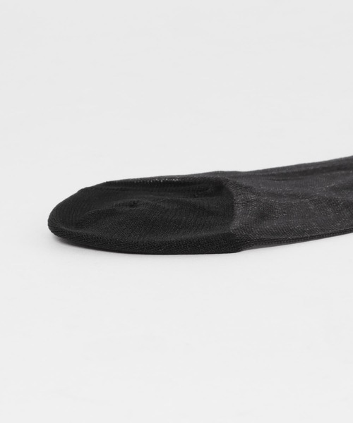 SMELLY（スメリー）の「シアーソックス（ソックス/靴下・レディース・パープル/カーキ/ホワイト/ブラック・23-25）」の6枚目の写真