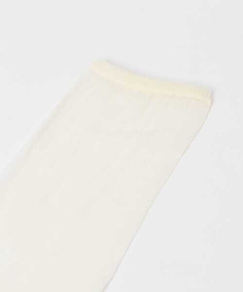 SMELLY（スメリー）の「シアーソックス（ソックス/靴下・レディース・パープル/カーキ/ホワイト/ブラック・23-25）」の16枚目の写真