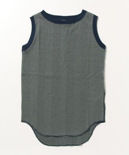 Champion（チャンピオン）の「チャンピオン  SLEEVELESS BORDER SHIRT_（タンクトップ・レディース・グリーン/ブラウン・M/L）」の2枚目の写真