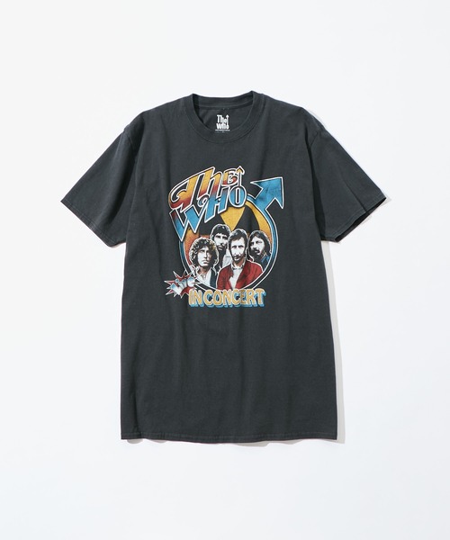 THRIFTY LOOK(スリフティールック)の「ヴィンテージライクプリントバンドTシャツ(Tシャツ/カットソー・メンズ・チャコールグレー/グレー/ブルー/ローズ/サックスブルー/ブラック/ホワイト/レッド/グリーン/レッド系その他/パープル/ネイビー/イエロー/ダークグレー/ダークブルー・X-LARGE)」の6枚目の写真