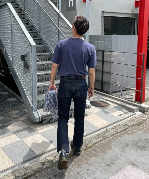 THRIFTY LOOK(スリフティールック)の「ヴィンテージライクプリントバンドTシャツ(Tシャツ/カットソー・メンズ・チャコールグレー/グレー/ブルー/ローズ/サックスブルー/ブラック/ホワイト/レッド/グリーン/レッド系その他/パープル/ネイビー/イエロー/ダークグレー/ダークブルー・X-LARGE)」の19枚目の写真