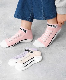 【CONVERSE】スニーカー柄ソックス３Ｐ