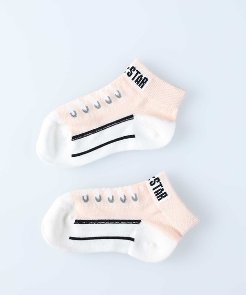 CONVERSE（コンバース）の「【CONVERSE】スニーカー柄ソックス３Ｐ（ソックス/靴下・キッズ・ブルー・S/M）」の2枚目の写真