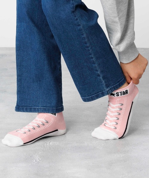 CONVERSE（コンバース）の「【CONVERSE】スニーカー柄ソックス３Ｐ（ソックス/靴下・キッズ・ブルー・S/M）」の8枚目の写真