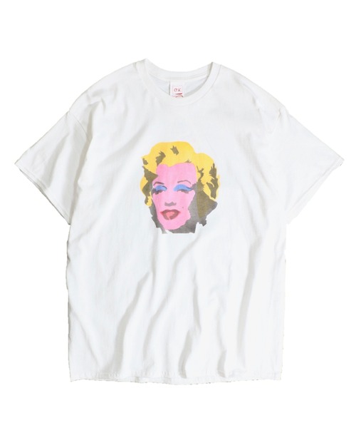 O.K.（オーケー）の「O.K. / オーケー MARILYN.M STENCIL S/S TEE マリリンモンロー ステンシルTEE（Tシャツ/カットソー・メンズ・ホワイト・LARGE/X-LARGE/MEDIUM）」の3枚目の写真