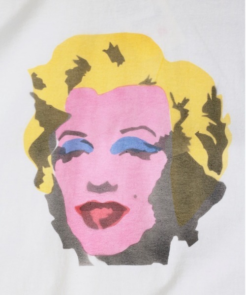 O.K.（オーケー）の「O.K. / オーケー MARILYN.M STENCIL S/S TEE マリリンモンロー ステンシルTEE（Tシャツ/カットソー・メンズ・ホワイト・LARGE/X-LARGE/MEDIUM）」の4枚目の写真