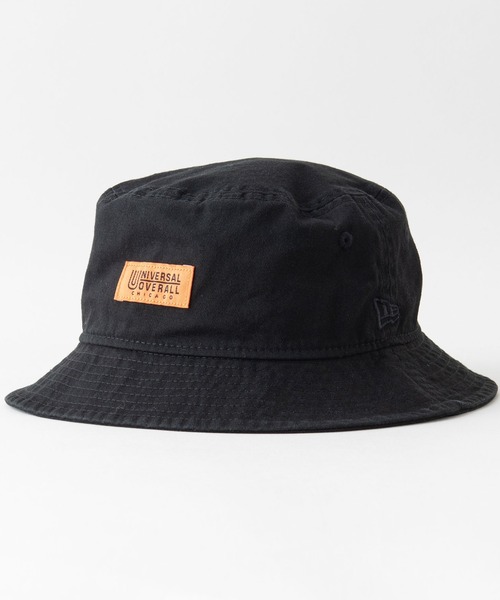 【UNIVERSAL OVERALL/ユニバーサルオーバーオール】【NEW ERA/ニューエラ】 ツイルハット ロゴ バケットハット（ハット）｜UNIVERSAL OVERALL（ユニバーサルオーバーオール）