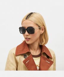 COACH エバーグリーン ホース アンド キャリッジ フーディー オレンジ　S COACH エバーグリーン ホース アンド キャリッジ フーディー