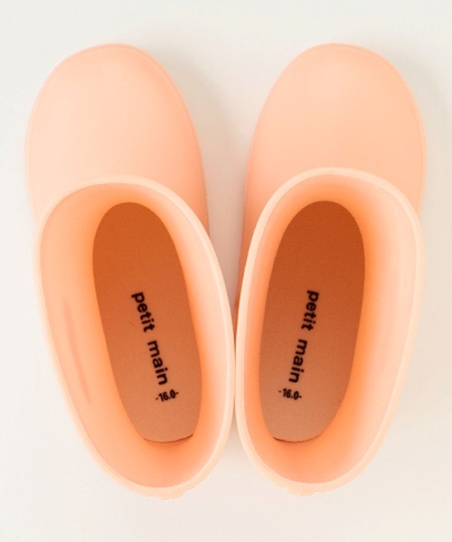 petit main（プティマイン）の「【WEB限定】【プティプラ】カラフルレインブーツ【ライトピンク】（レインシューズ・キッズ・ライトピンク・14cm/17cm/16cm/15cm）」の11枚目の写真